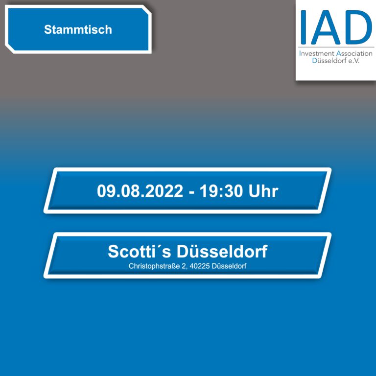 IAD-Stammtisch (09.08.2022 – 19:30)