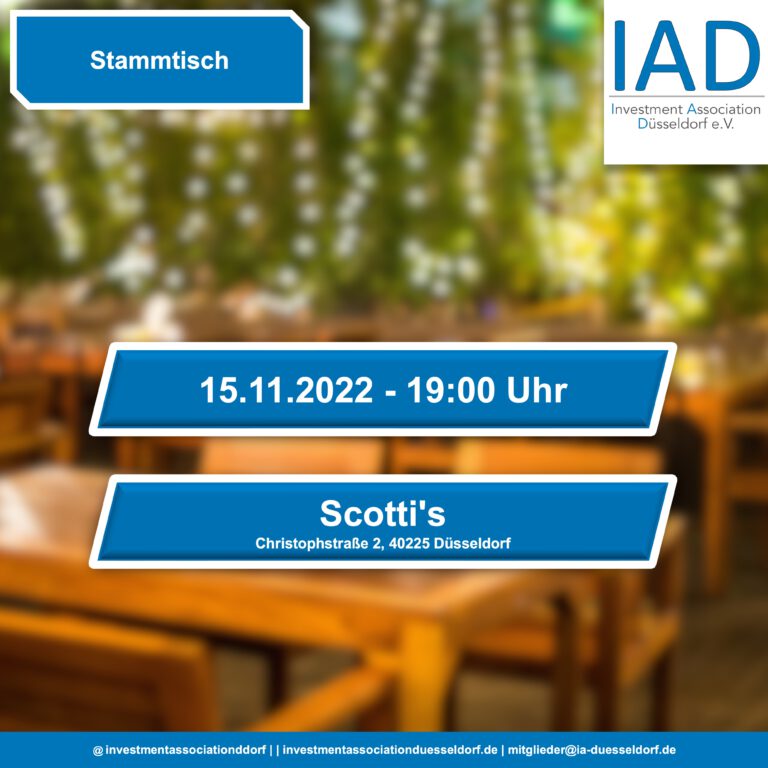 IAD-Stammtisch (15.11.2022 – 19:00 Uhr)