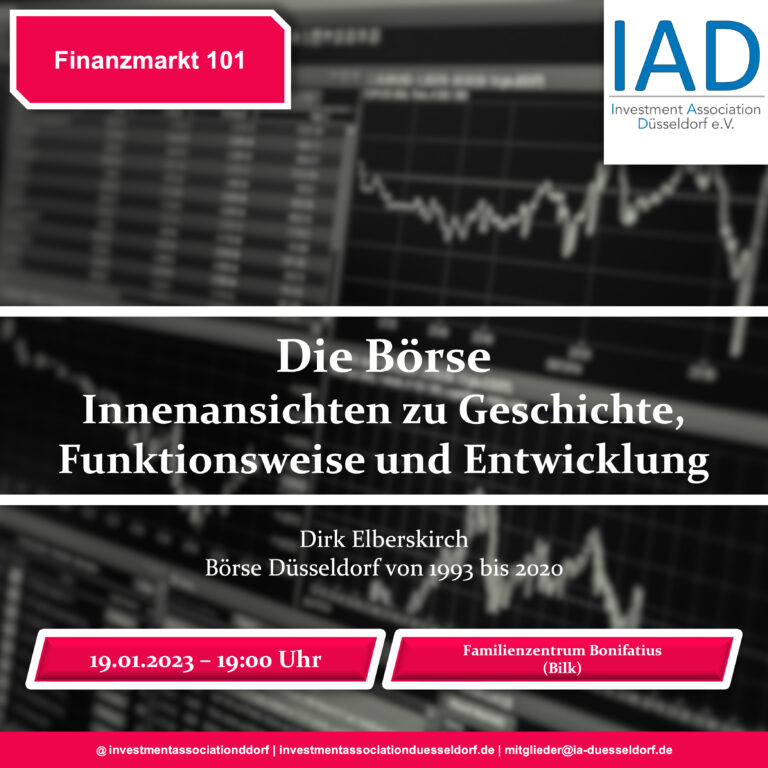 Read more about the article Finanzmarkt 101 (19.01.2023 – 19:00 Uhr)