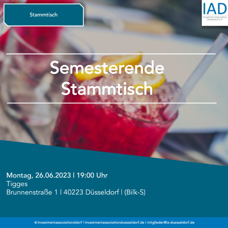 IAD-Stammtisch (26.06.2023 – 19:00 Uhr)