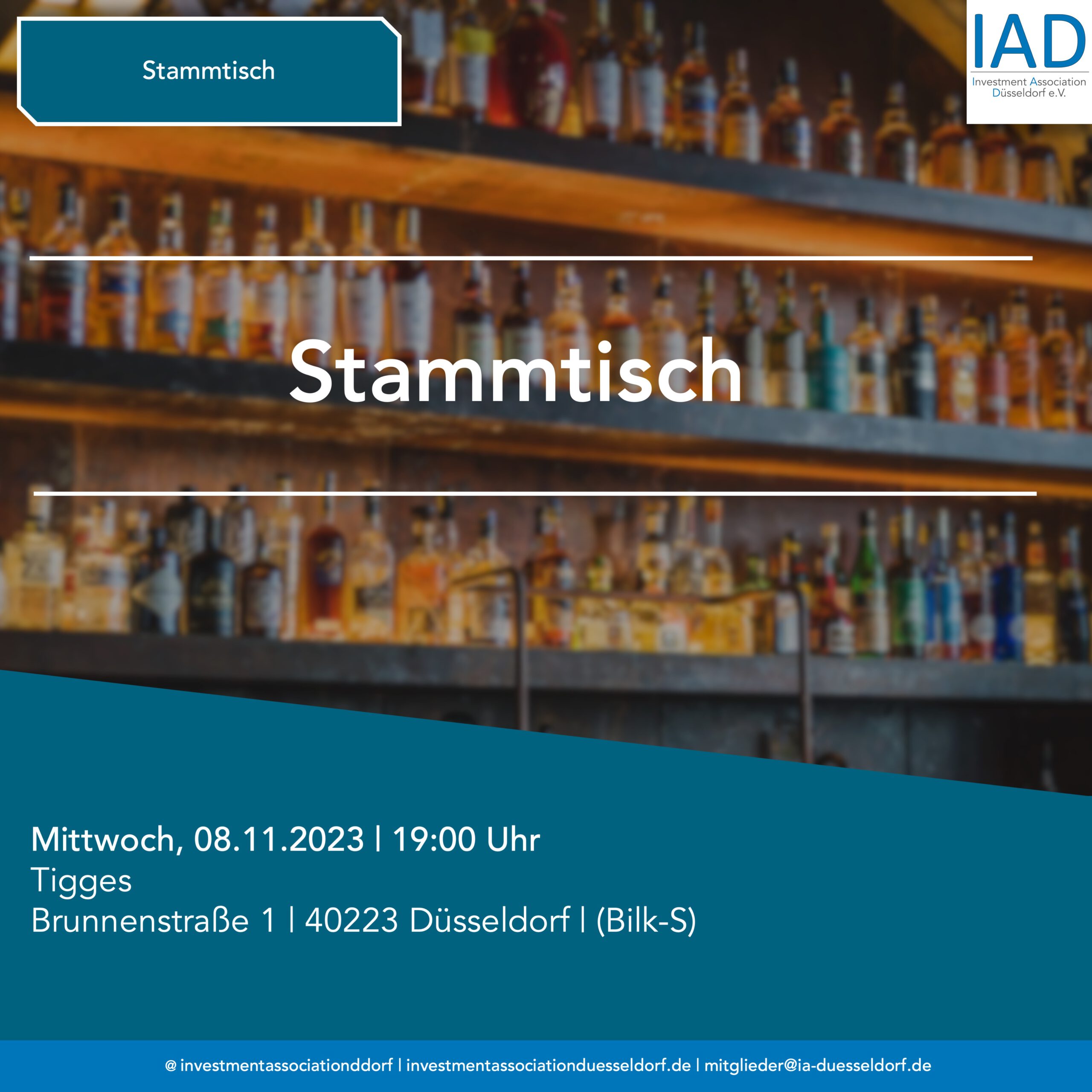 Read more about the article IAD-Stammtisch (08.11.2023 – 19:00 Uhr)